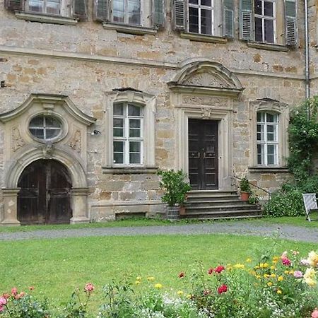 Hotel Ferienzimmer Im Schloss Burgpreppach Exterior foto